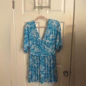 Lilly Pulitzer Parigi Romper, Size L